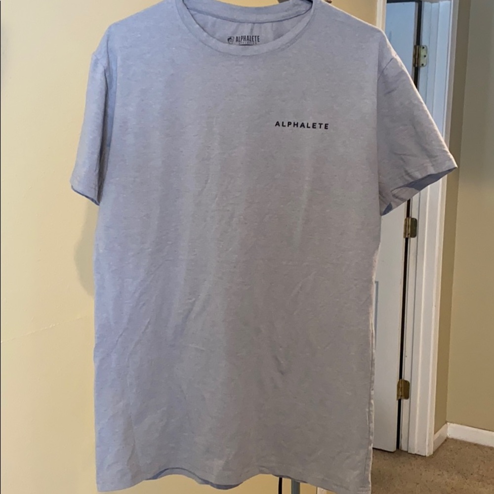 Men’s Aphalete shirt. Grey. Medium.